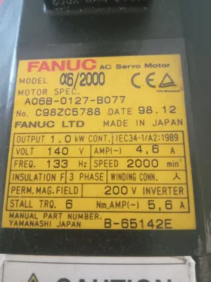 USED FANUC A06B-0127-B077