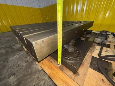 36" X 48" GIDDINGS & LEWIS AIR LIFT ROTARY TABLE: STOCK #23586