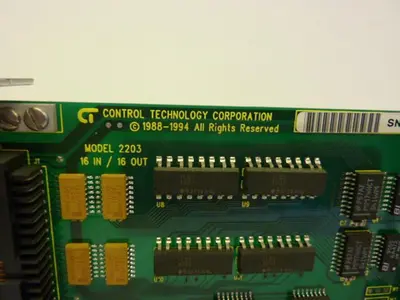 USED CONTROL TECHNOLOGY CORPORATION 2203