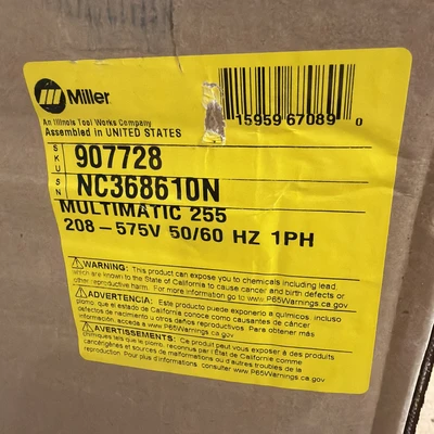 NEW Miller 907728