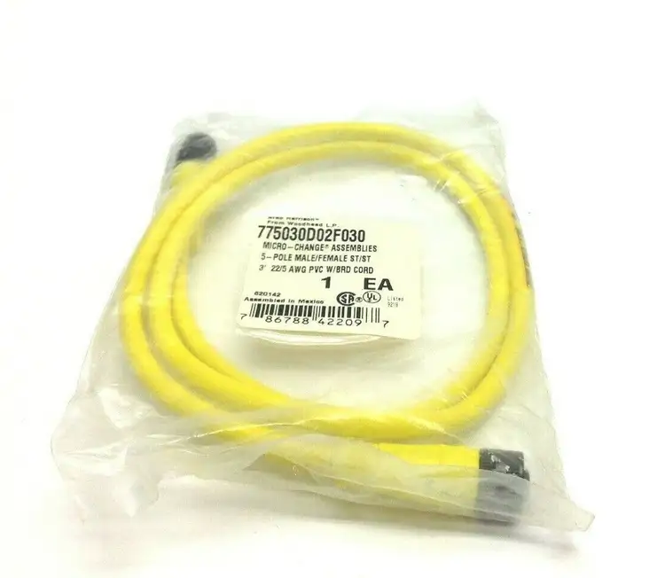 New | in-Stock Woodhead Micro-Change Assemblies 5-Pole M/F 3ft Cable & Wire Michigan US | Maverick Industrial Sales #1390682