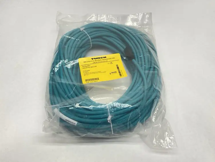 New | in-Stock Turck Industrial Ethernet Cordset M RJ45 30m U-74279 PLC Ethernet Equipment Michigan US | Maverick Industrial Sales #1393150