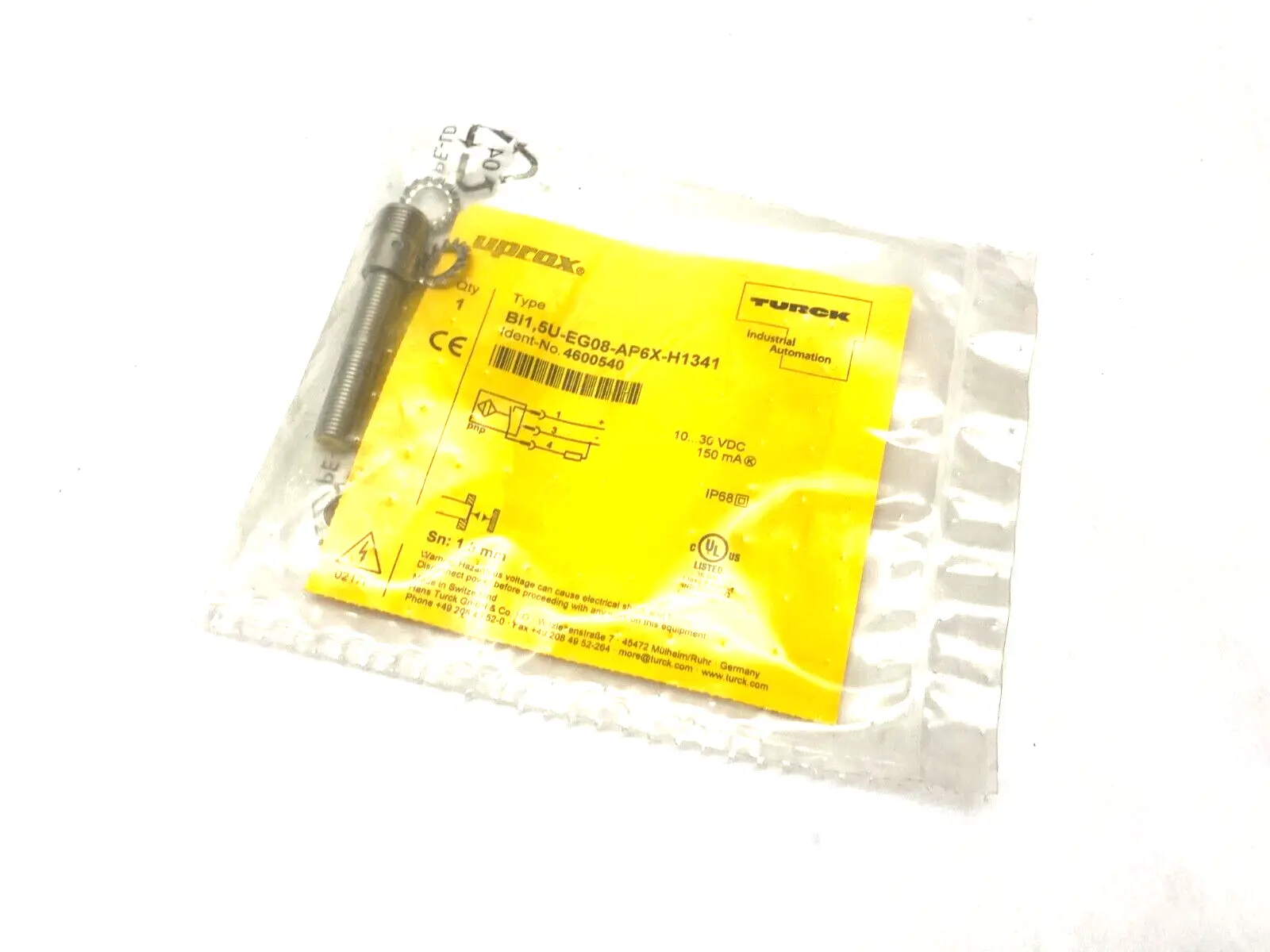NEW TURCK PROXIMITY SENSOR 4600540