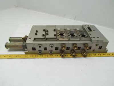 SMC Syndevco US3467 5 station manifold