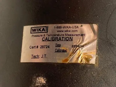 Used WIKA 316 SS Universal Pressure Meters Ohio US | Surplus Asset Holdings #1246336