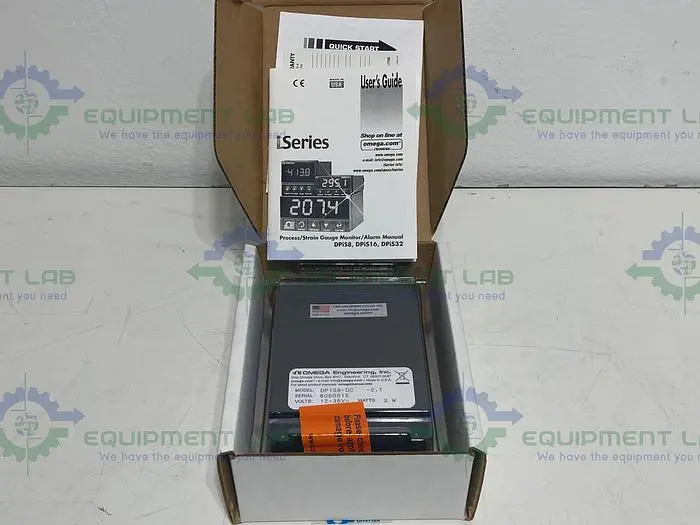 NEW OMEGA ENGINEERING DPIS8-DC HUMIDITY INDICATOR TRANSMITTER 1/8 DIN