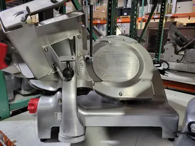 Used Berkel 808 Meat Slicer – Gravity Feed, 12.5" Blade, Dual-Action Sharpener