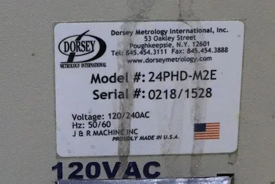 2018 DORSEY METROLOGY 24PHD-M2E COMPARATORS | Prime Machinery (19)