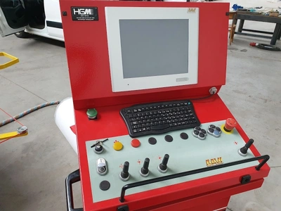 DAVI CNC 4-Rolls Hydraulic Plate Bending Rolls (2019), condition of a new, visible under power
