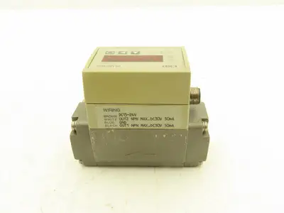CKD Fluerex WFK5027-15-A5 Karman Vortex Flow Meter Sensor 3-27L/min Rc 1/2"