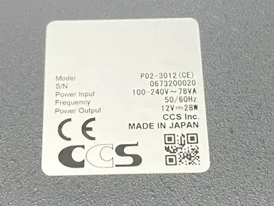 USED CCS LED LIGHT SOURCE POWER SUPPLY 12V 28W