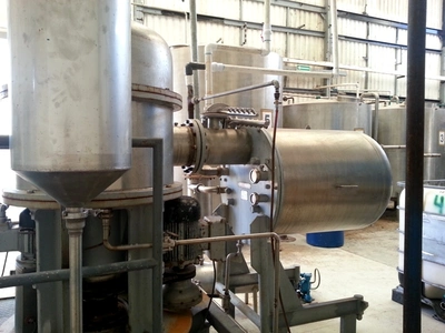 (2) FT CT6-40 Centritherm evaporators, 316SS.