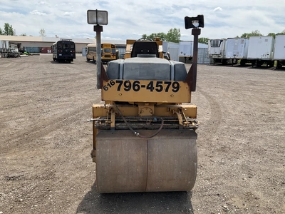 USED BOMAG BW 4 AS DOUBLE DRUM VIBRATORY ROLLER