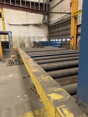 New | in-Stock 2008 BLASTEC 10' PLATE Roller Conveyor Shot Blaster Pennsylvania US | Shot Blasting Equipment #1292197