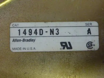 USED ALLEN BRADLEY 1494D-N3 SER A