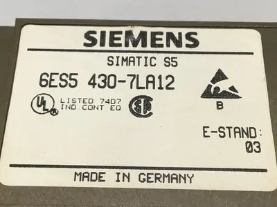 USED SIEMENS 6ES5 430-7LA12