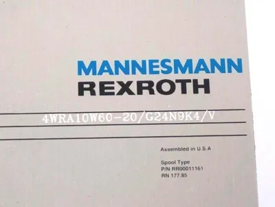 NEW MANNESMANN REXROTH 4WRA10W60-20/G24N9K4/V CONTROL VALVE