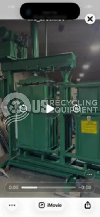 Used INTERNATIONAL BALER DHW-3C DOUBLE CHAMBER CLOTHING & TEXTILE VERTICAL Balers South Carolina US | US Recycling Equipment #1343466
