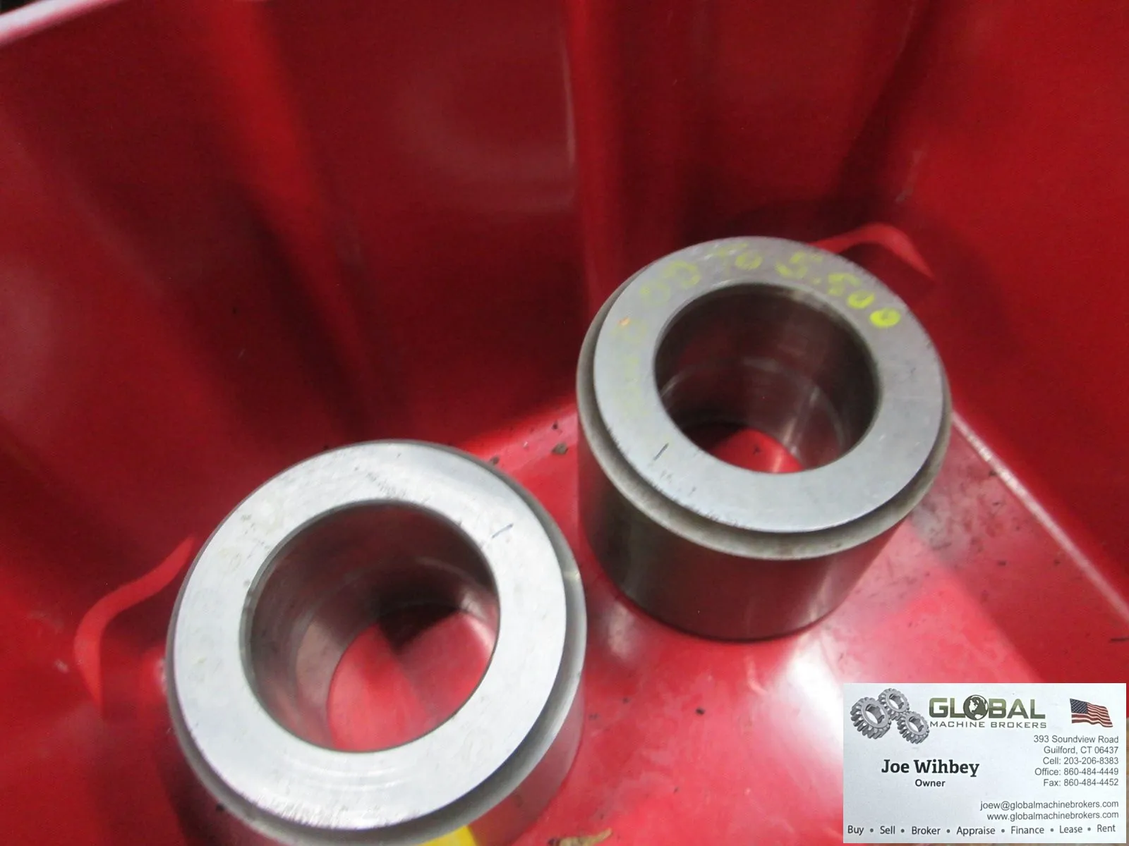 US Baird 444 Rolls 6" OD x 2" Pin ID x 4.5" Wide Overall