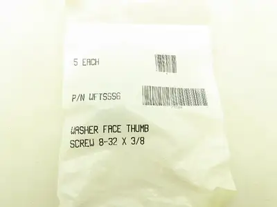 WFTSSS6 Washer Face Thumb Screw 8-32 X 3/8" Lot of 25
