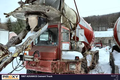 Used 1987 ADVANCE CEMENT TRUCK Concrete Mixer Trucks Pennsylvania US | Proxy Equipment #1383020