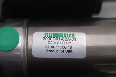 NEW ASCO SH20002LB16DS4 / 2000D01-02A-03 AIR CYCLINDER STOCK 1552-A