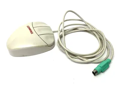 USED LOGITECH MOUSEMAN COMPAQ THREE-BUTTON MOUSE 269210-006