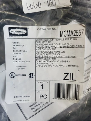 NEW Hubbell MCMA2657