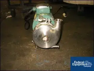 USED Tri-Clover 1" X 1" X 4" TRI CLOVER CENTRIFUGAL PUMP, SANITARY S/S