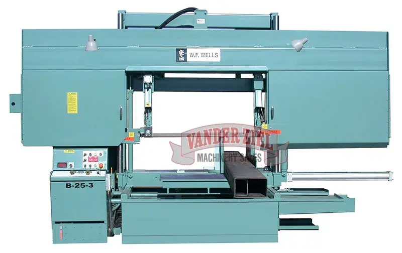 New | in-Stock W.F. WELLS B-25-4 Horizontal Band Saws Michigan US | Vander Ziel Machinery Sales #480346