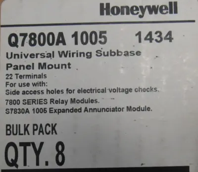 NEW HONEYWELL HONEYWELL Q7800A1005