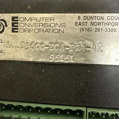 Used COMPUTER CONVERSIONS CORP EVST3600-DCA-P24-4K Motion Controls Ohio US | Surplus Asset Holdings #1244077