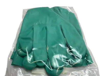 New | in-Stock Liberty Green Nitrile Chemical Gloves 13" Large LOT OF 12 Gloves Michigan US | Maverick Industrial Sales #1395409