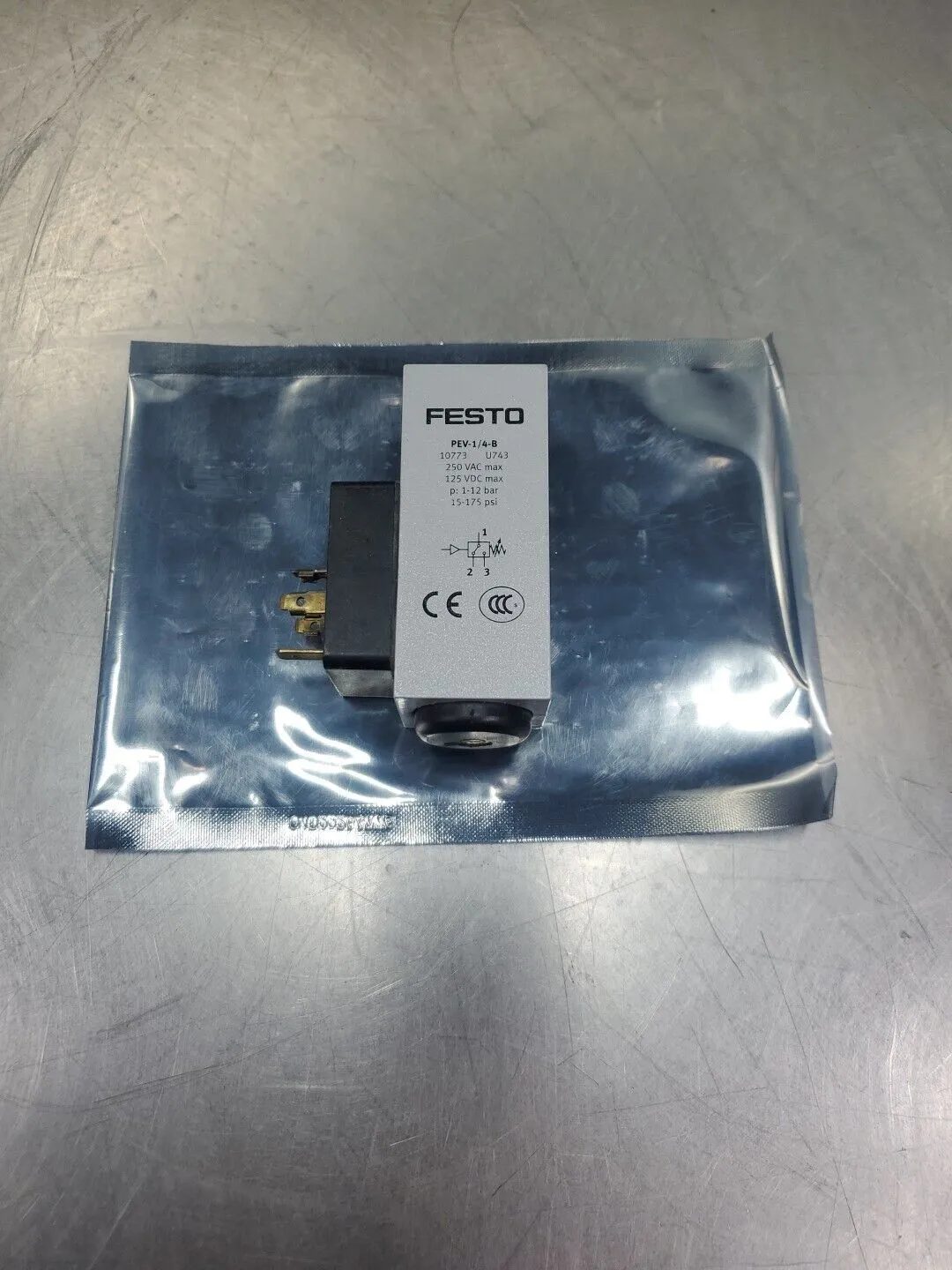 USED Festo PEV-1/4-B (10773)