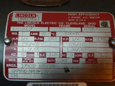 USED LINCOLN ELECTRIC D-2J7427