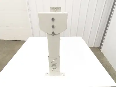 Hytrol HPS-7 37"W Conveyor Leg Stationary Floor Support 25-5/8" to 31-5/8" WHITE