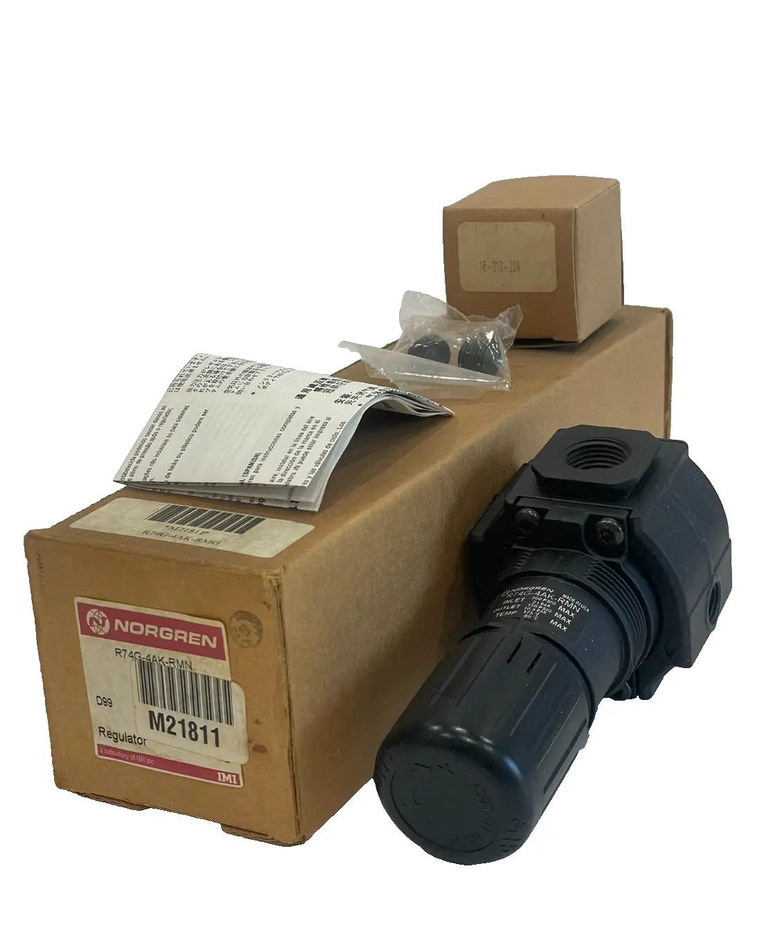NEW NORGREN R74G-4AK-RMN COMPRESSED AIR REGULATOR 1/2" NPT R74G4AKRMN