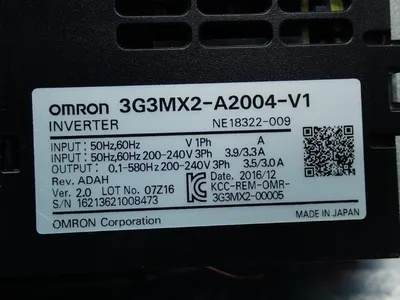 USED OMRON 3G3MX2A2004V1