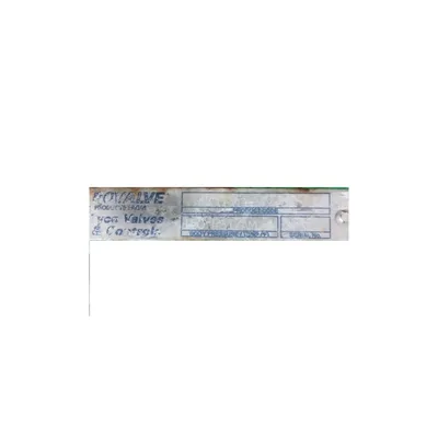 Used 3" Rovalve Tyco Knife Gate - Stainless Steel