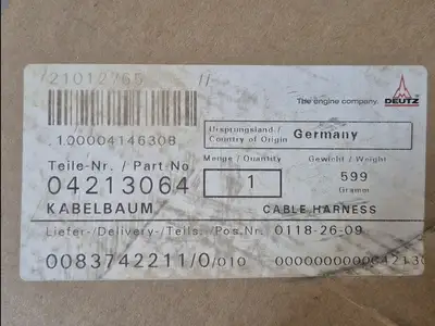 NEW DEUTZ 04213064