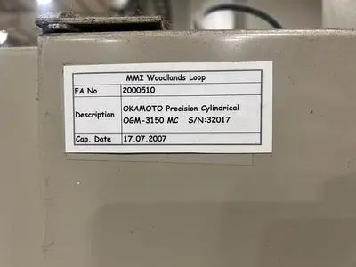 USED 2007 OKAMOTO OGM-3150 MC