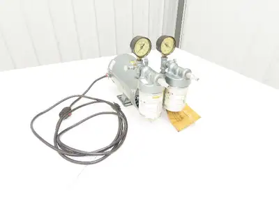 Emerson SA55NXGTC4143 Oil-Less  Rotary Vane Vacuum Air Pump 115VAC 1/3Hp 1725RPM