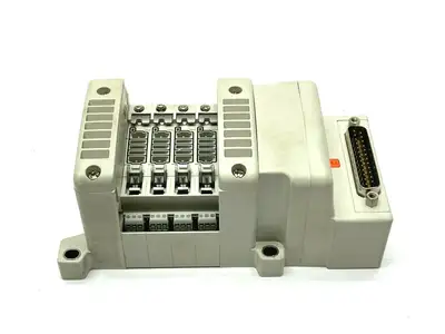 VV5QC11-04N3FD0-S | SMC  Base Mount Plug-In Manifold - Used