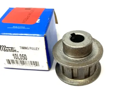 New | in-Stock Martin Timing Pulley, Reboreable 10-tooth 0.375" Pitch Misc Electrical & Power Parts Michigan US | Maverick Industrial Sales #1401637
