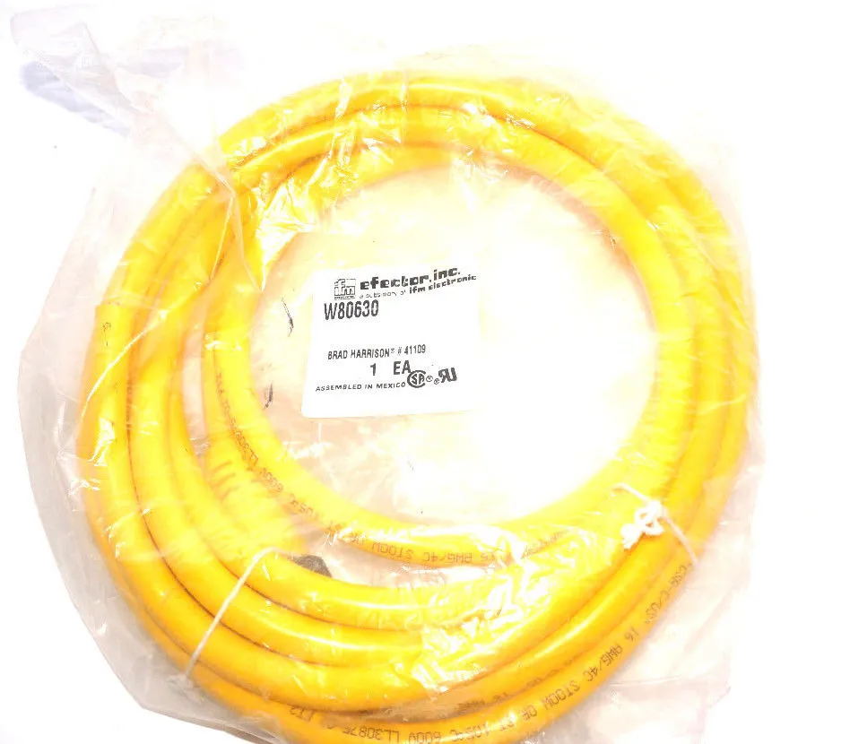 NEW EFECTOR W80630 CORDSET