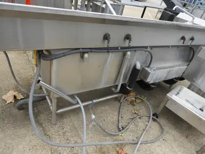 Used Duke Used 3 Compartment Stainless Steel Commercial Sink with Twist Drains and X-Stream Wash - SS18 Sinks Illinois US | Falcon Restaurant Supply #1376484