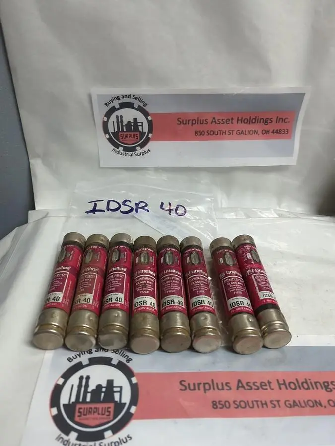 Used LITTELFUSE IDSR40 Miscellaneous Equipment (Electrical & Power) | Surplus Asset Holdings #1196884