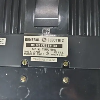 General Electric TKMA2Y1000 1000Amp 600Volt 2 Pole Switch loc4E