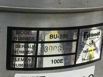 USED FILTROIL BU-100