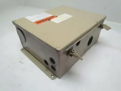 Hoffman 12X10X5" type 12 & 13 Electrical Enclosure With Backplate